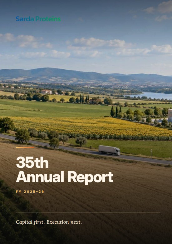 Fresita Proteins (formerly Sarda Proteins) 35th Annual Report FY 2025-26